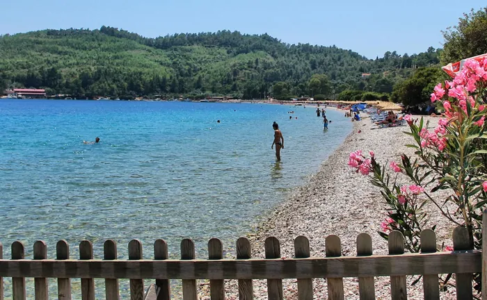 Akbük Koyu plajı, Gökova Körfezi, Muğla
