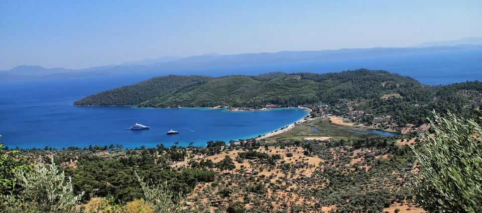 Akbük Koyu, Gökova Körfezi, Muğla; Kultak yönünden görünüm